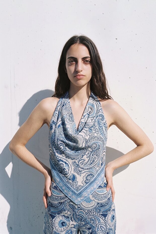 Women's Blouse Blz02035 Blue