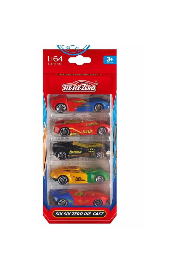 1:64 Scale Alloy Die-Cast Car Set, 5 pcs