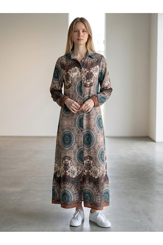 Women's Plus Size Viscose Long Dress
