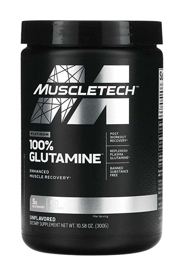 MT PLATINUM GLUTAMINE UNFLAVOURED 300G : 5706