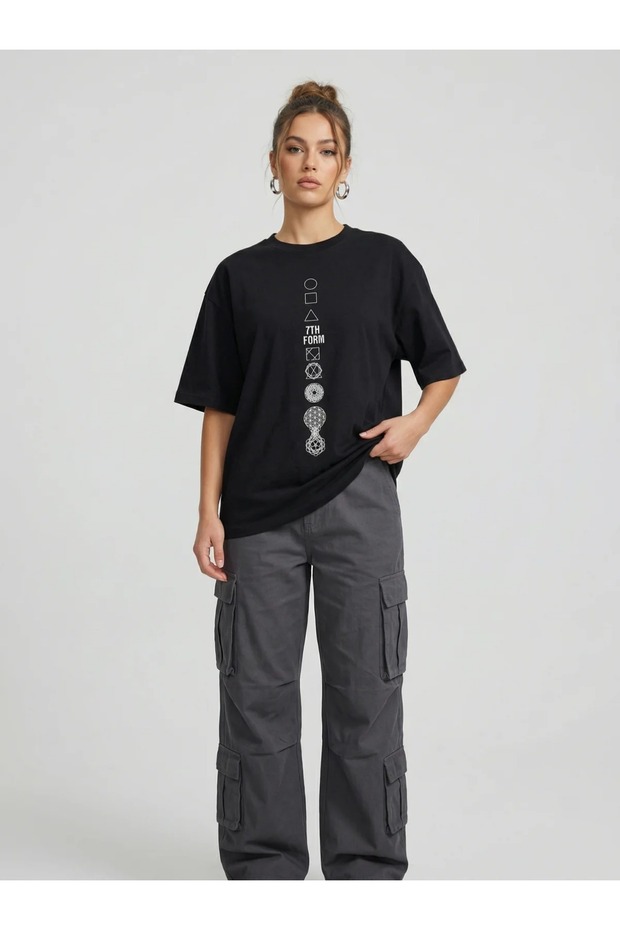 Unisex Relaxed Fit Oversize T-Shirt Oysho Fabric Casual Combination Style