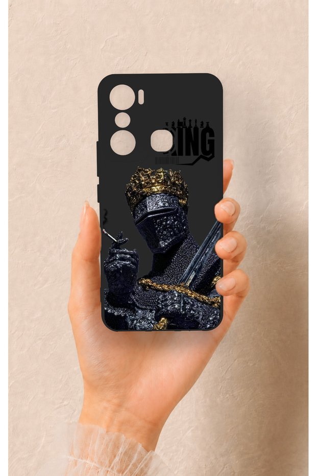 Infinix Hot 20I Compatible King Patterned Silicone Case