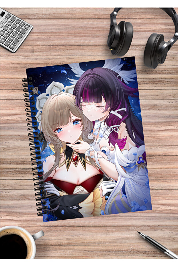 Genshin Sandrone Anime Spiral Notebook A5 (50 Sheets)