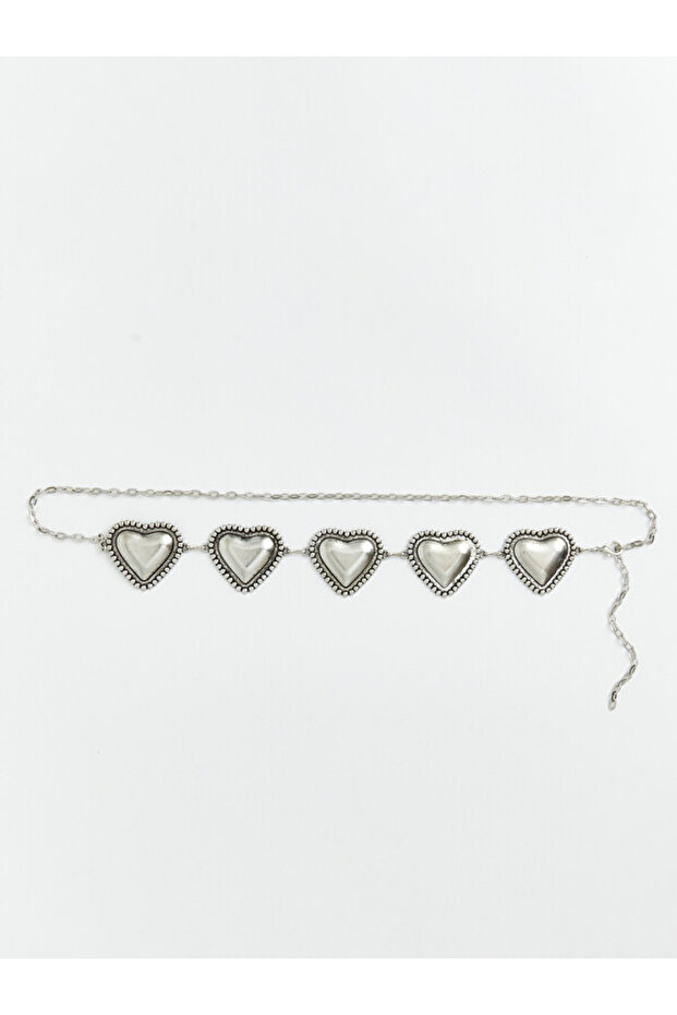 Esvab • Modern & Distinctive Heart Figured Women's Chain Belt