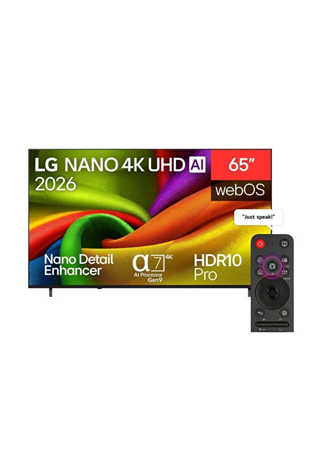 QNED AI MiniLED TV 65", AI Function, AI Magic Remote, AI Picture Pro AI Sound Pro