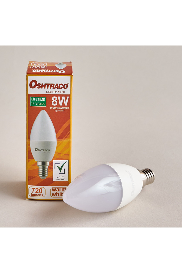 8WATT LED LAMP E14 WARM WHITE