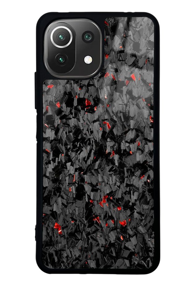 Xiaomi Mi 11 Lite Glossy Phone Case with Embers Design