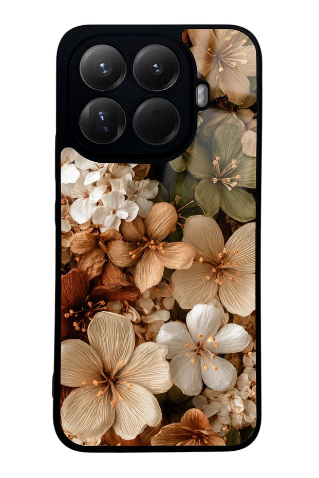 Xiaomi Mi 15t Pro Glossy Phone Case with Fall Bouquet Design