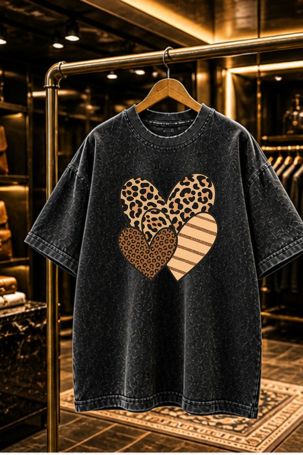 Modex Washed Oversize Unisex T-Shirt Washed Vintage Street Style Street Fashion Cotton Comfortable Fit Daily Wear T-Shirt