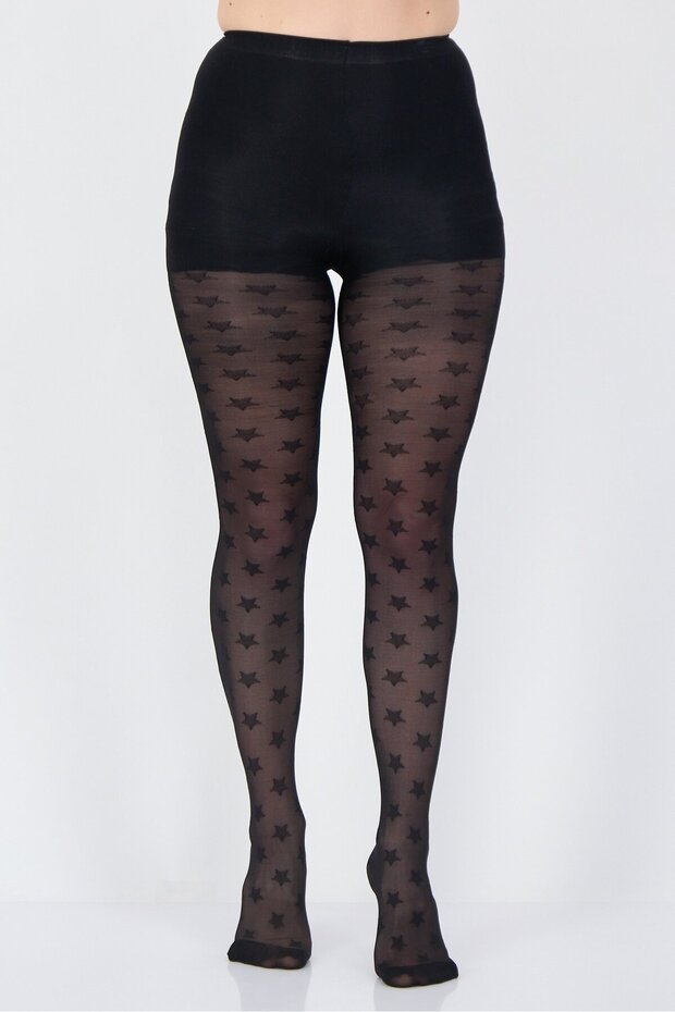 Women Plain Tights, Black