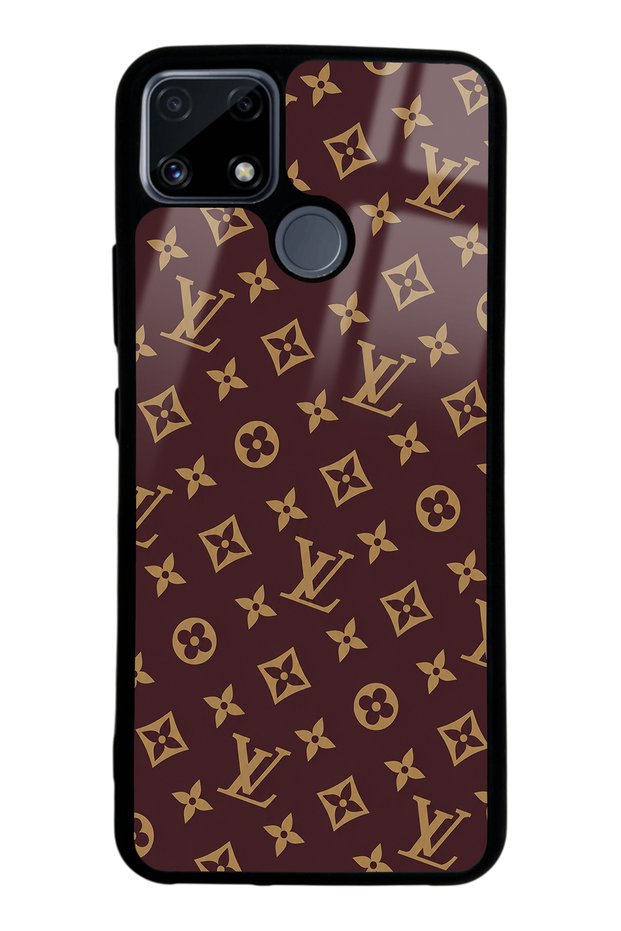 Realme C25 Red Lv Design Glossy Phone Case