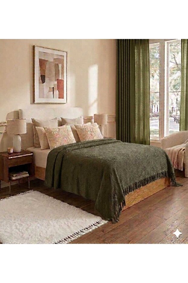 غطاء سرير من القطن بتصميم ياشام بيكيه