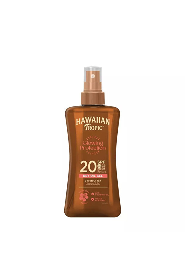Glowing Protection Dry Oil Gel With SPF 20 UVA/UVB For Beautiful Tan- 200ml
