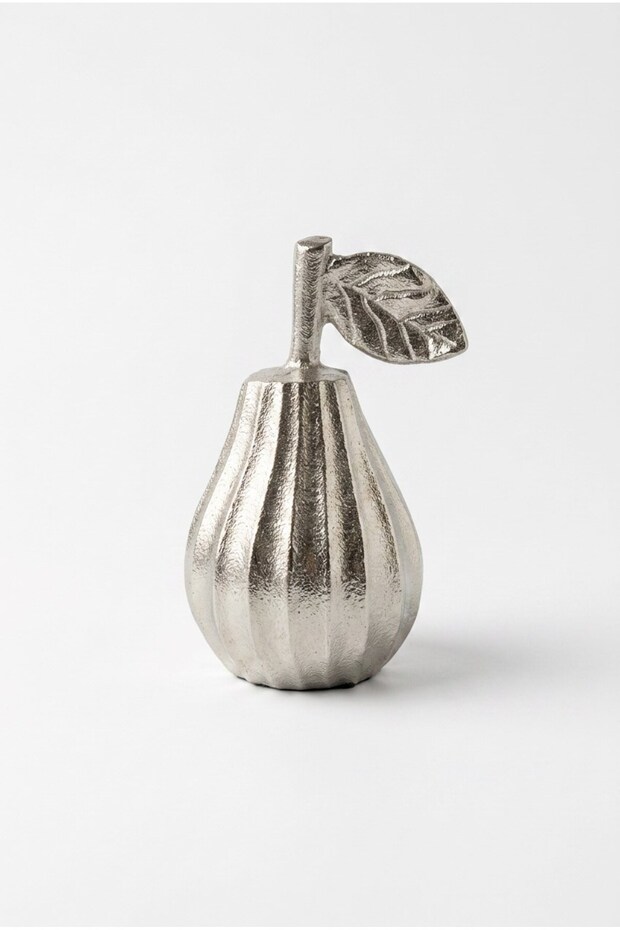 Silver Casting Pear Object (10X8X15 cm) - 1