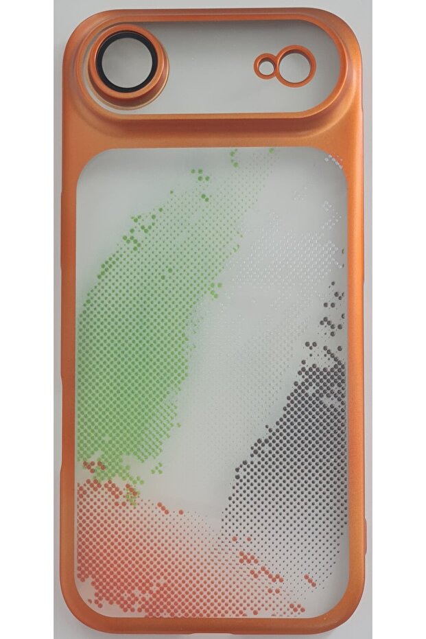 IPhn 17 Air with FLAG design Camera Protection Case, Slim Design with Frosted Back