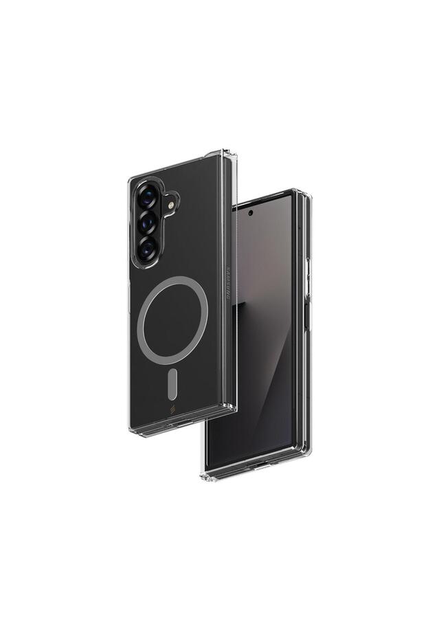 Smartix Frosted Magnetic Case For Samsung Fold 7 Transparent White