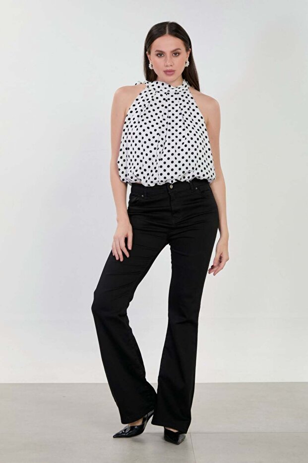 Women's Spanish Flare Pants - Black
