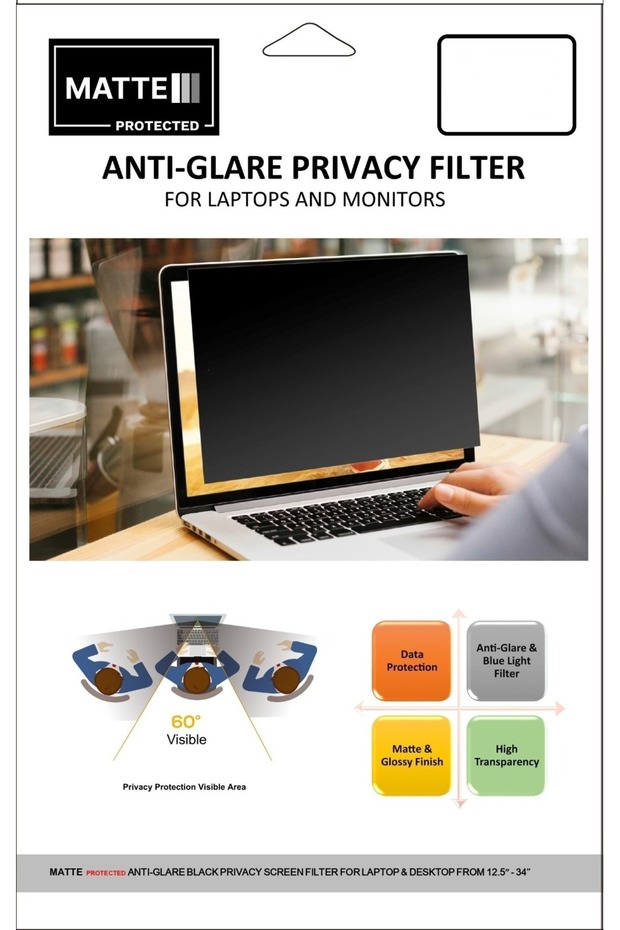 S-7025 STD 27" Monitor (598mm x 337mm) Privacy Screen Protector