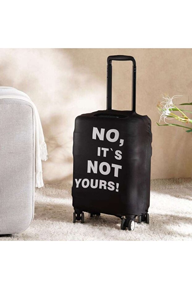Not Yours Luggage Cover Small - Black