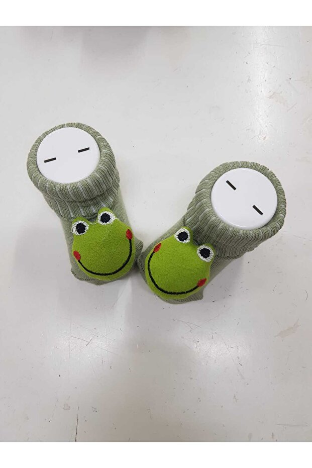 Baby Socks with Frog Accessories