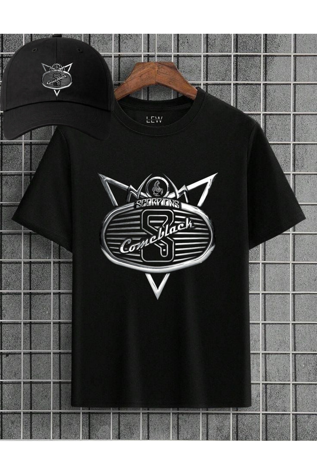 Scorpions Printed Premium Quality Hat and T-Shirt Combination