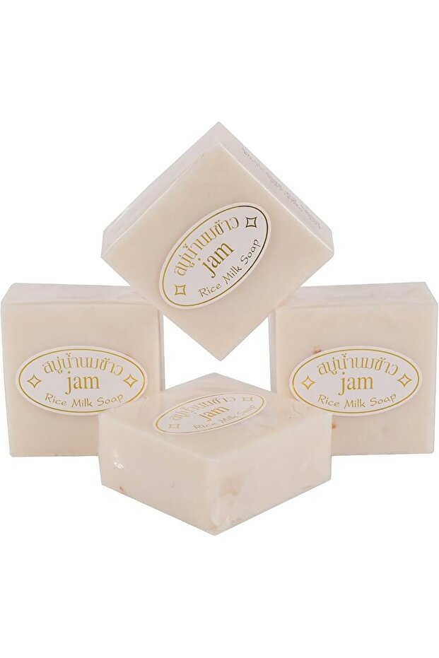 4 Pcs Rice Milk Handmade Soap 65grams