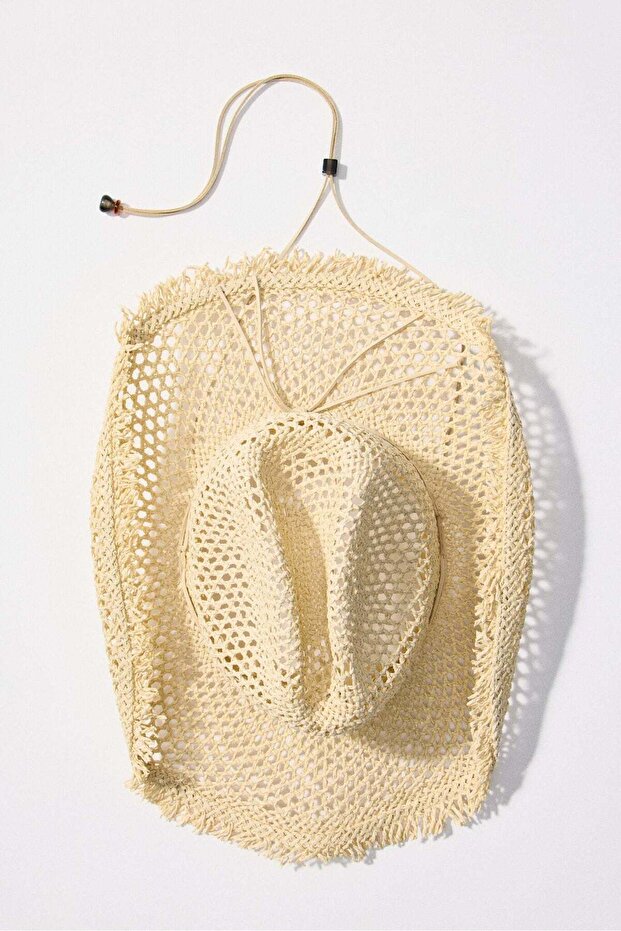 Straw cowboy hat