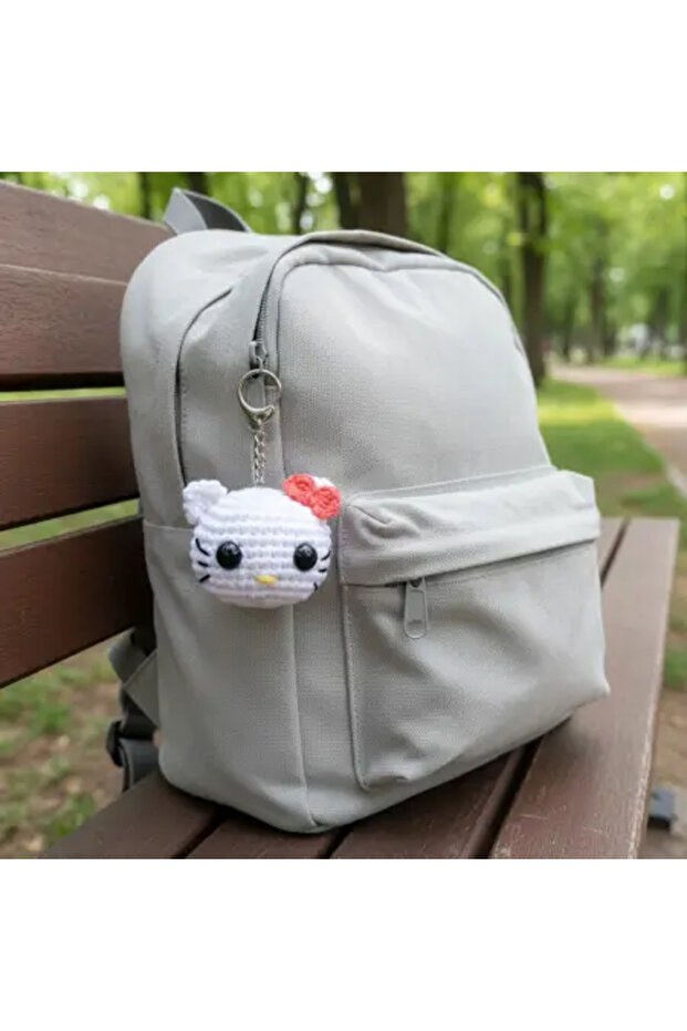 Breloc croșetat Hello Kitty - 1