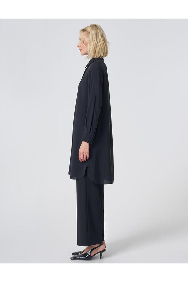 Patı Gizli Modal Basic Tunic Black - 4