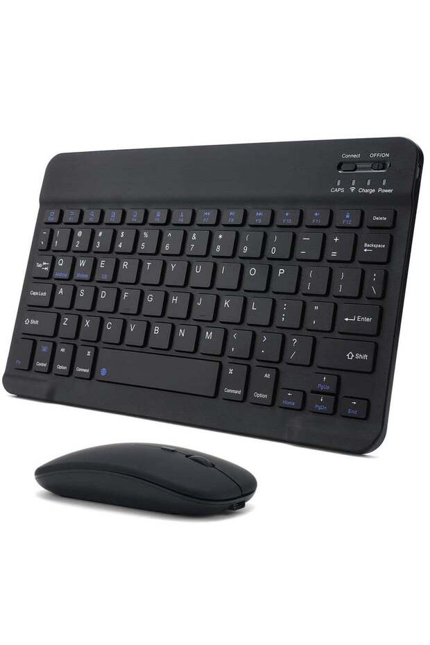 Rechargeable Bluetooth Keyboard and Mouse Combo Ultra-Slim Portable Compact Wireless Mouse Keyboard Set