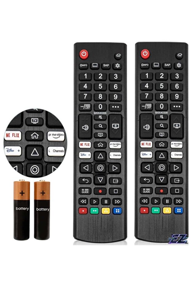 Universal Replacement Remote Control AKB76040302 Compatible with LG Smart TV [2 Pack]