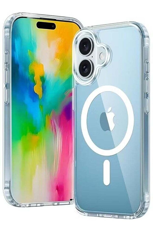 MagSafe Compatible Clear Case for iPhone 16 with Shockproof, Anti-Yellow & Anti-Scratch Design