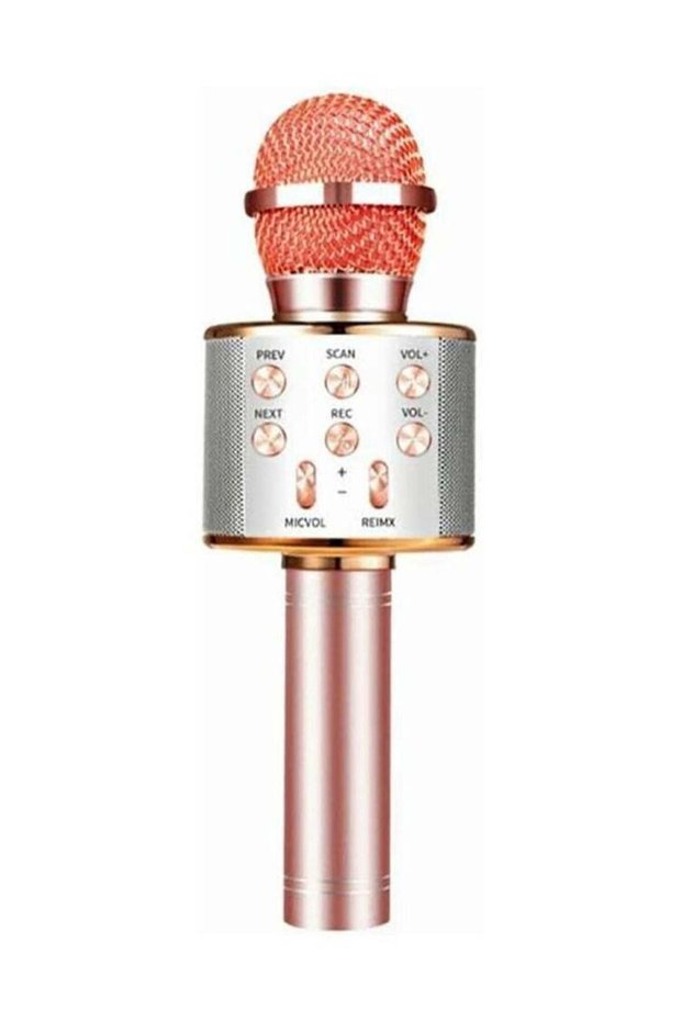 4 in 1 Karaoke Wireless Microphone with LED Lights, Portable Microphone for Kids, Great Gifts Toys for Kids, Girls, Boys and Adults