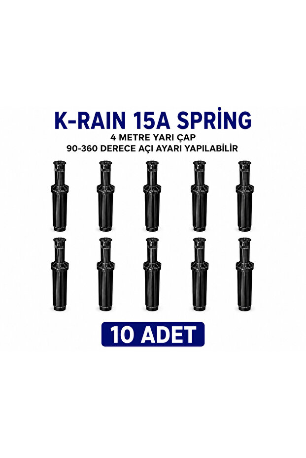 K-RAİN 15A SPRİNG 4METRE (10ADET)