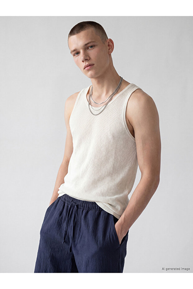 Nevavm Oval Collar Men's Undershirt with a Difference