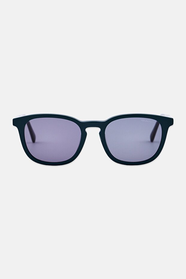 Women GA00017 96N Square Sunglasses, Drak Green