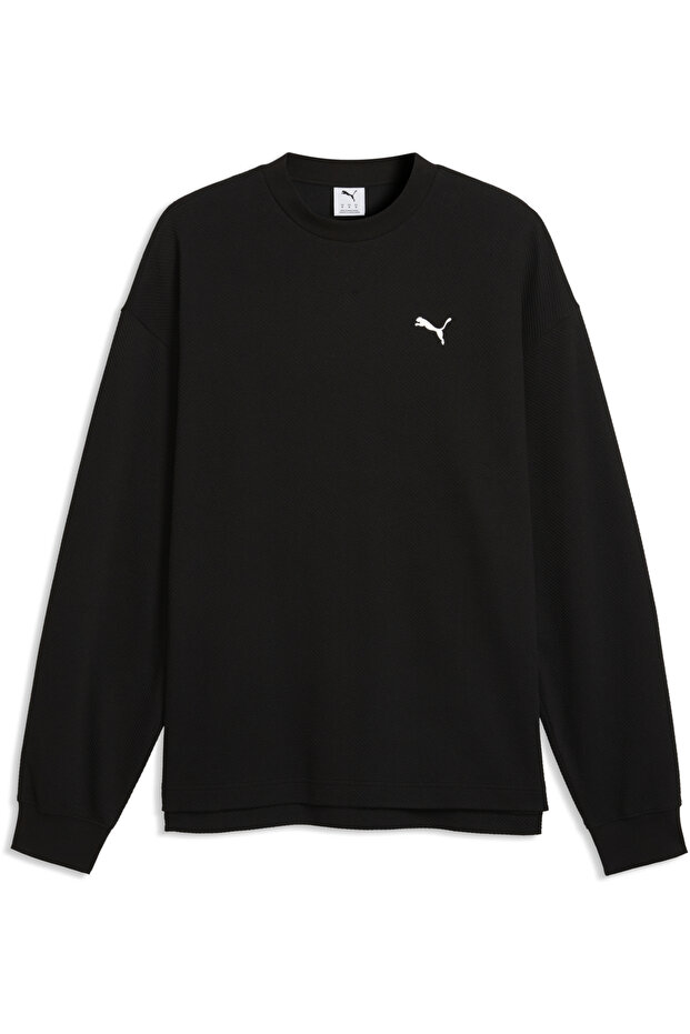 Mikina Essentials Elevated Relaxed Material Crew - 4