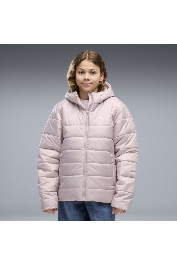 Essentials Wattierte Kapuzenjacke