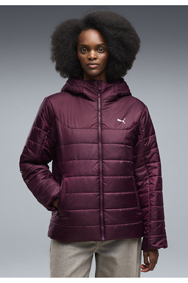 Essentials Wattierte Kapuzenjacke - 1