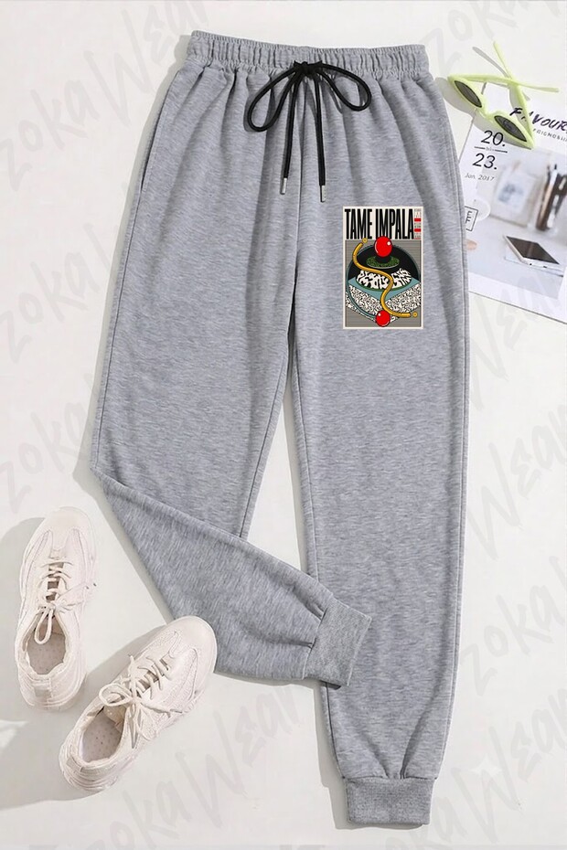 Unisex Tame Impala V4 Printed Sweatpants