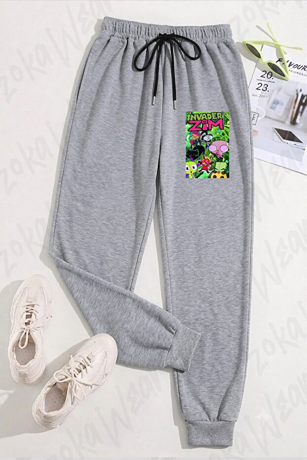Unisex Invader Zim V18 Printed Sweatpants