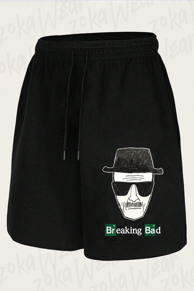 Unisex Heisenberg V2 Breaking Design Printed Shorts