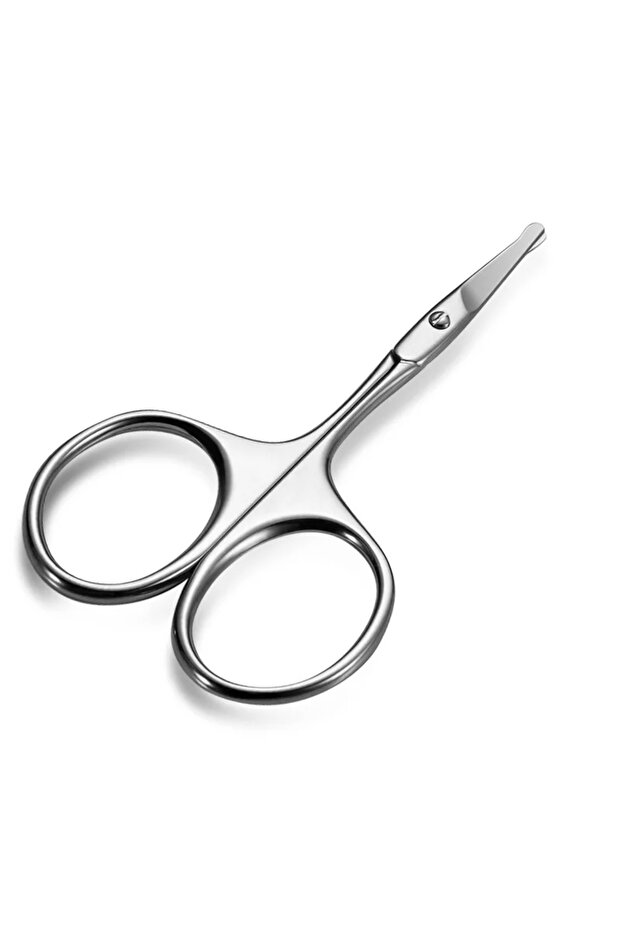 Round head Curved Blade Eyebrow Scissors Professional Stainless Steel Precision Trimmer Manicure Too