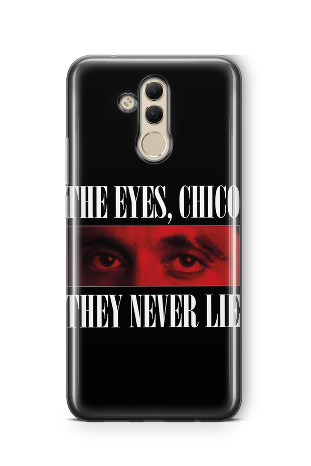 Huawei Mate 20 Lite Compatible the Eyes Chico Patterned Transparent Phone Case