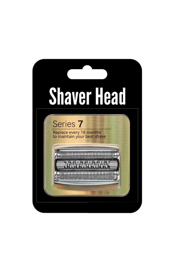 Silvery 1pc Series 7 70S Electric Shaver Head Replacement, Compatible With Braun Series 7 Shavers 72
