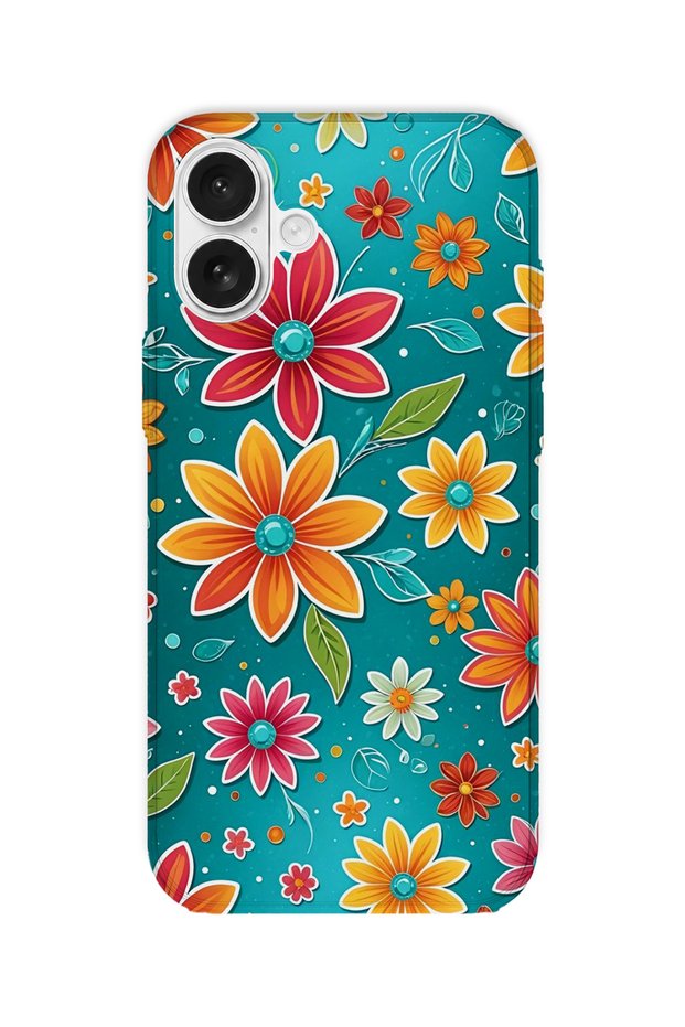 iPhone 17 Compatible Printed Transparent Phone Case | Collection: Pastel Flowers