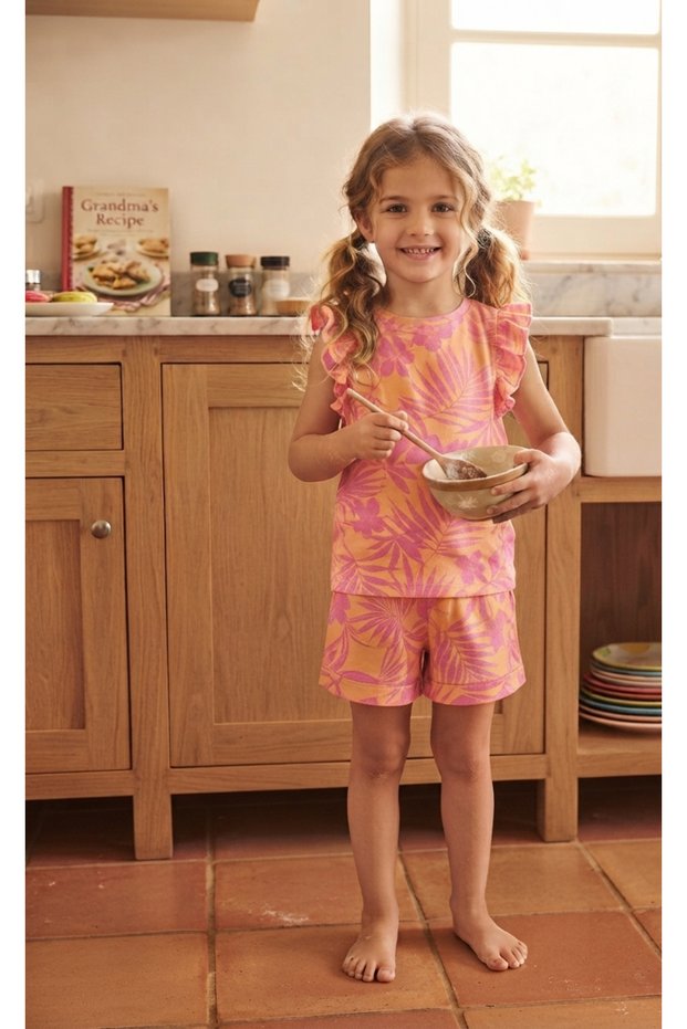 Girl's Shorts T-Shirt Set