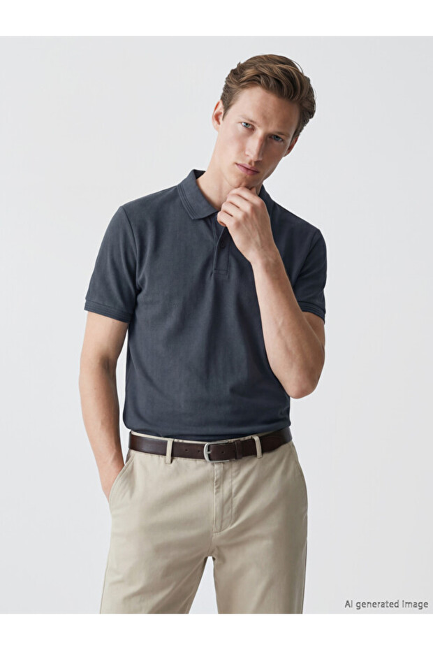 Esvab • Modern & Distinctive Devrik Roba Collar Men's T-Shirt