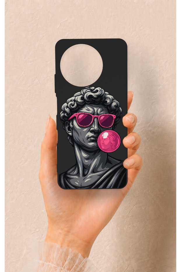 Realme 11 Compatible Pop David Patterned Silicone Case