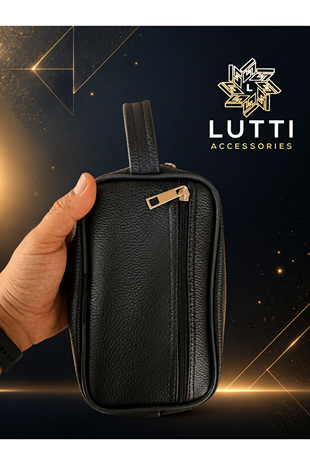 Artificial Leather 3-Piece Economical Shaving and Sports Handbag